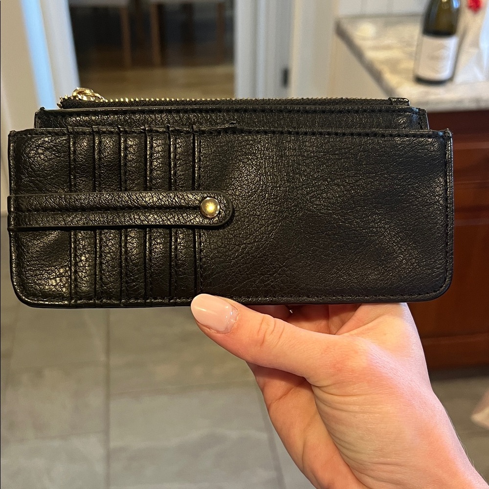 Sole Society Black Leather Wallet